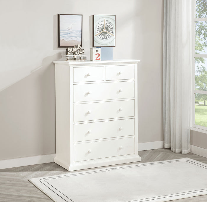 Sumerlin 6-drawer Bedroom Chest of Drawers Black
