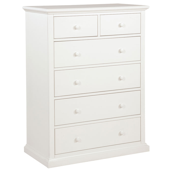 Sumerlin 6-drawer Bedroom Chest of Drawers Black