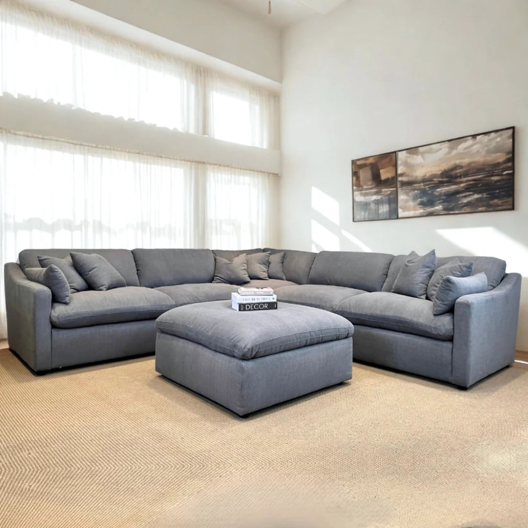 Velari Performance Slope
Arm Cloud Couch - Ivory/Charcoal