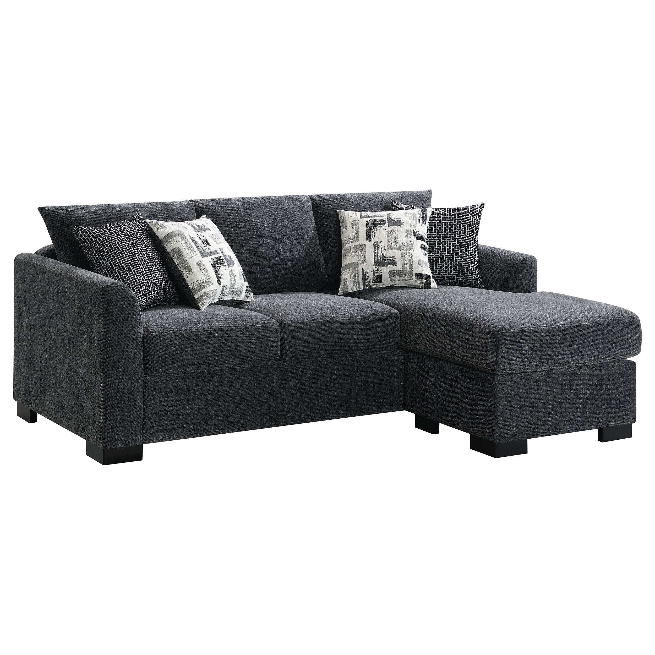 Storey Sleeper Sectional Chaise Sofa (3 Colors)