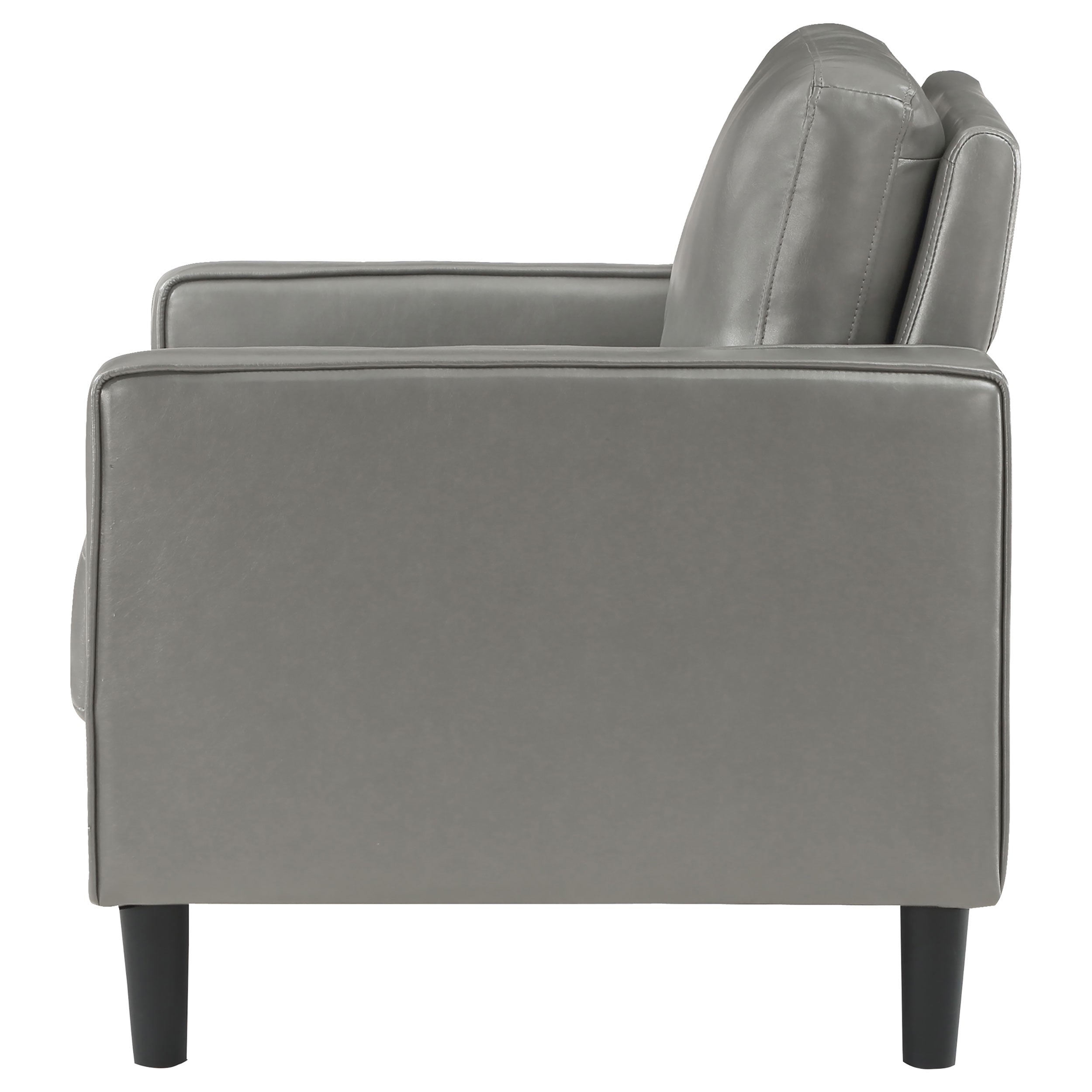 Ruth Upholstered Track Arm Accent Chair Black