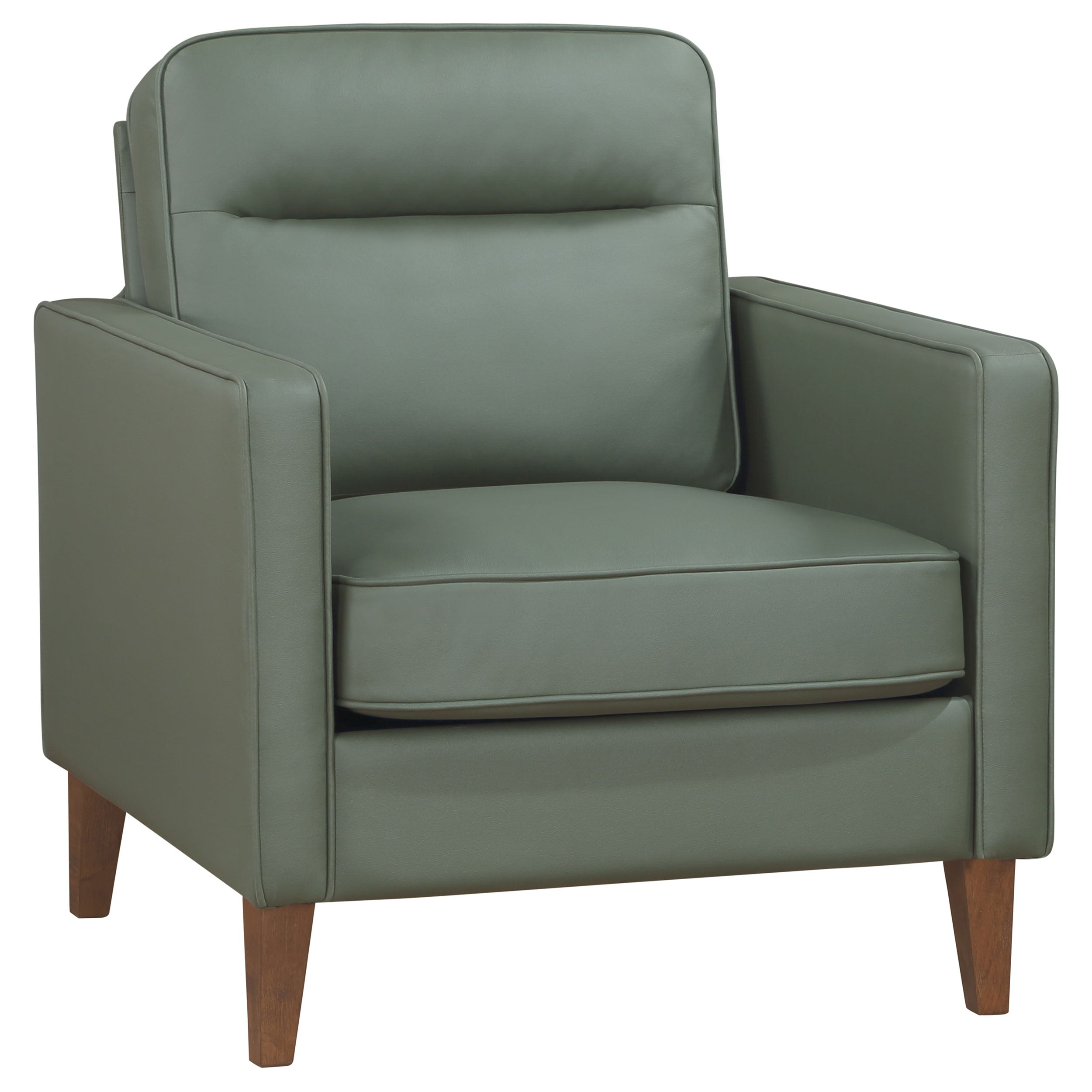 Jonah Upholstered Track Arm Accent Chair Ivory