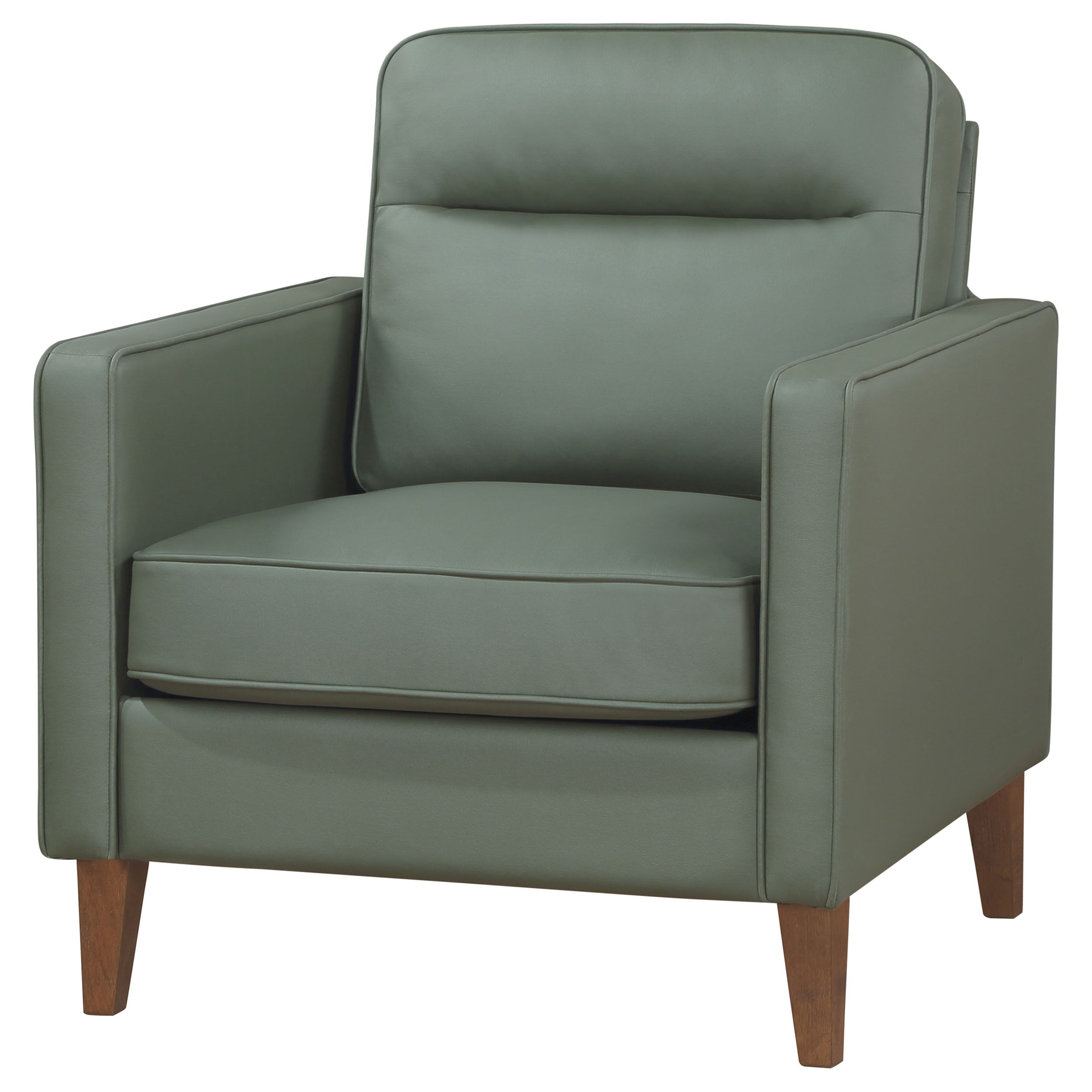 Jonah Upholstered Track Arm Accent Chair Ivory