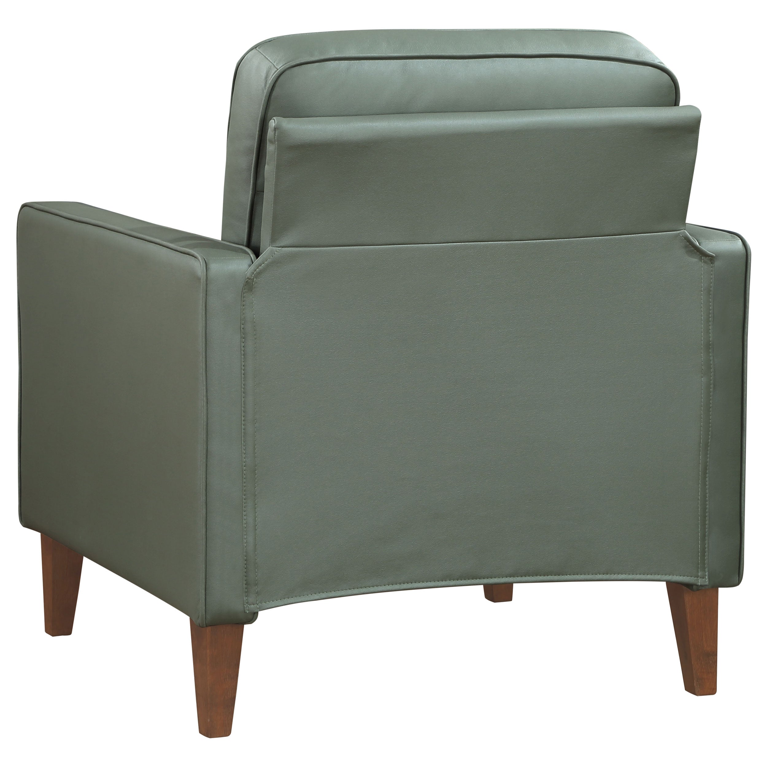 Jonah Upholstered Track Arm Accent Chair Ivory