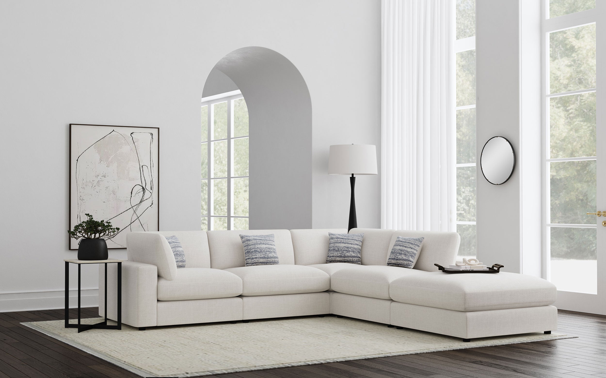 Serene Modular Sectional Sofa (Customizable)