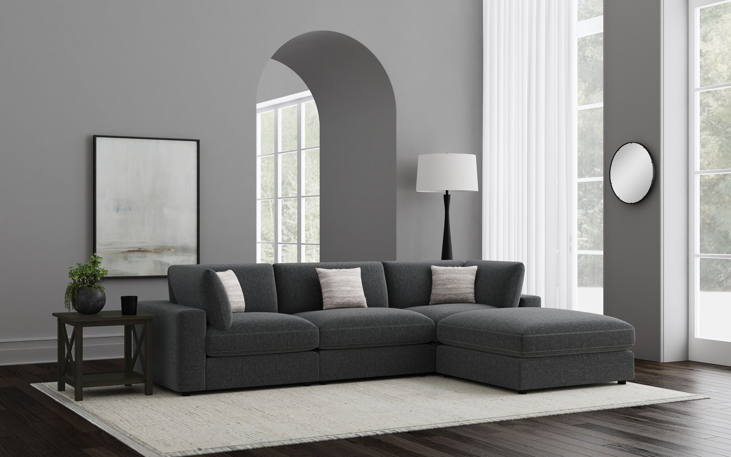 Serene Modular Sectional Sofa (Customizable)
