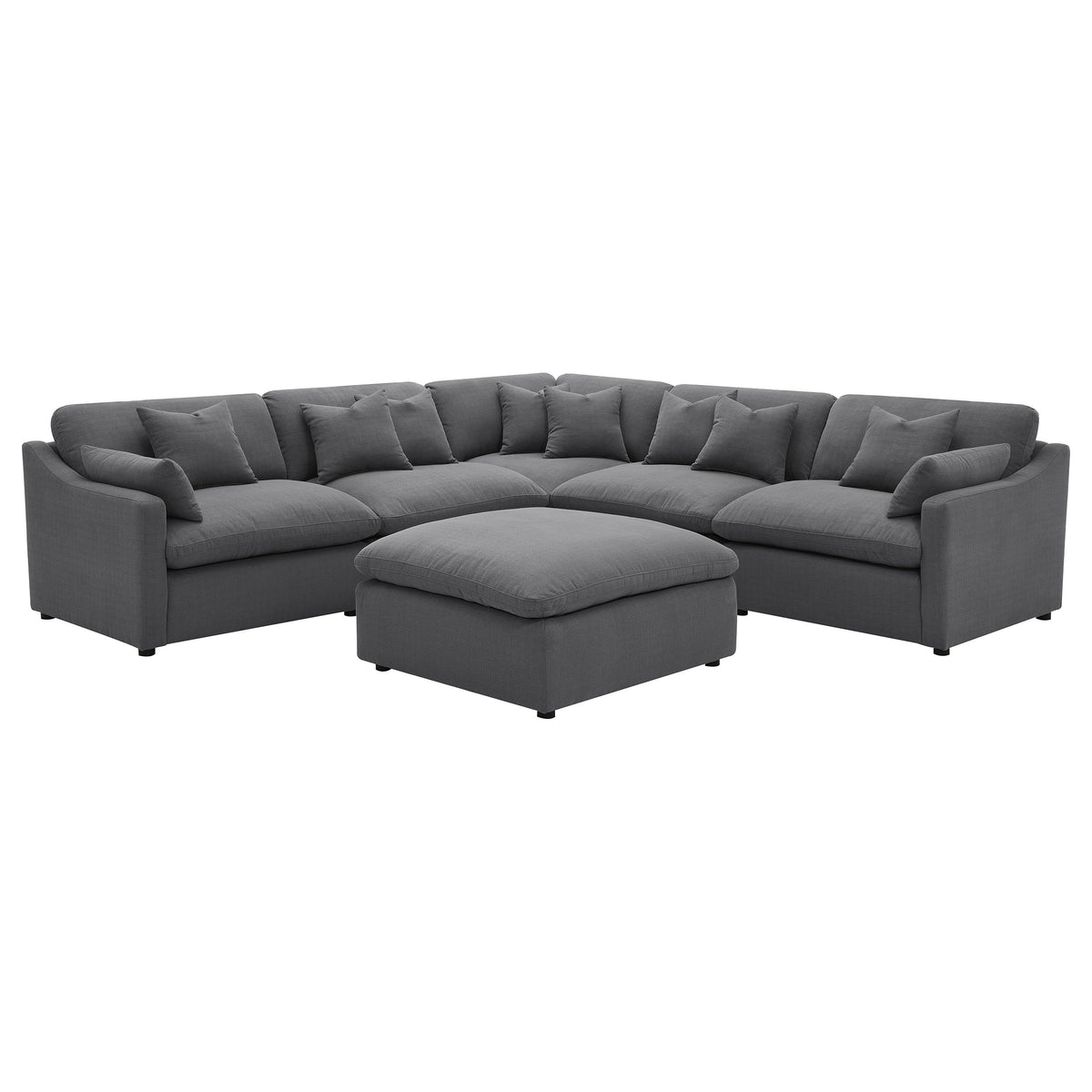 Velari Slope Arm Collection - Charcoal