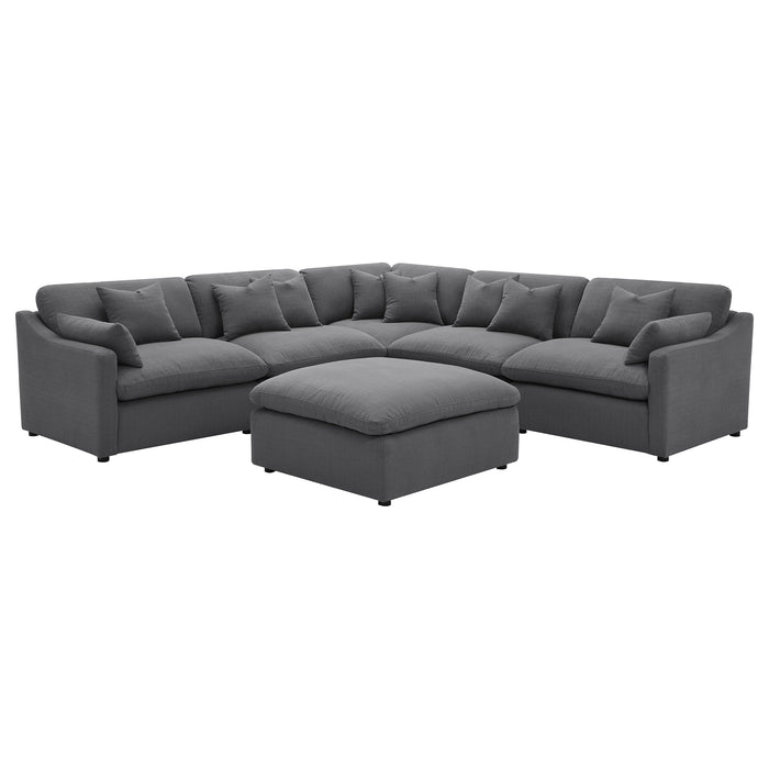 Velari Slope Arm Collection - Charcoal