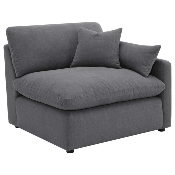 Velari Slope Arm Collection - Charcoal