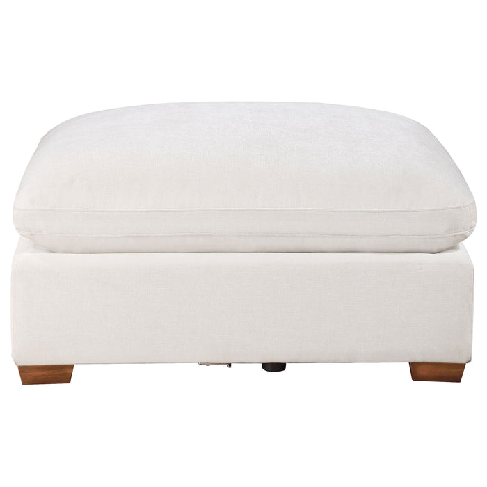 Lakeview Rectangular Upholstered Ottoman Dark Chocolate