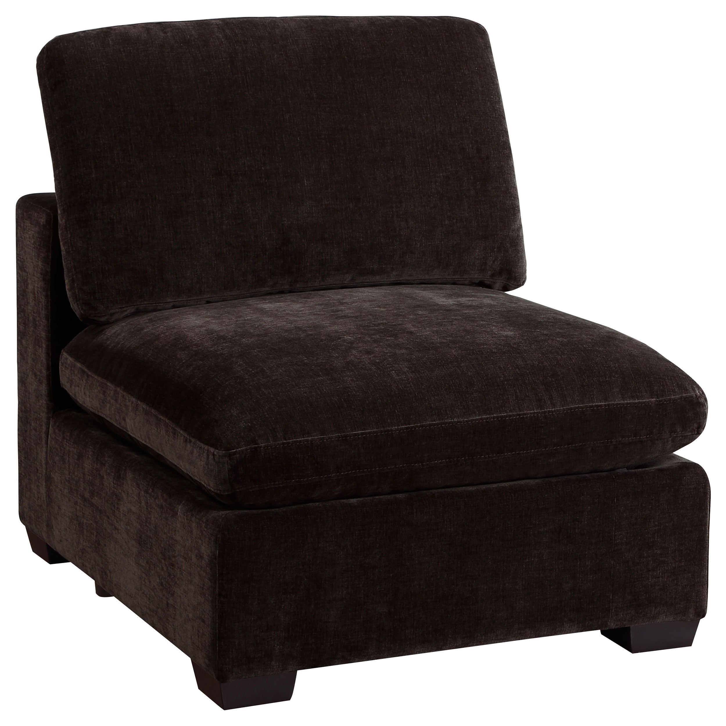 Lakeview Upholstered Armless Chair Ivory