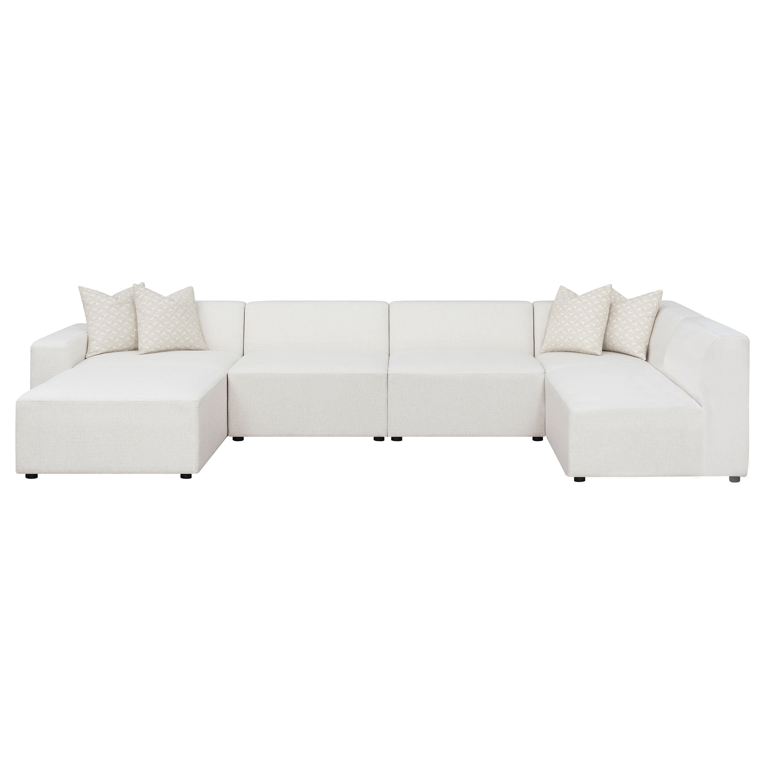Freddie Upholstered Modular Sectional Sofa Pearl