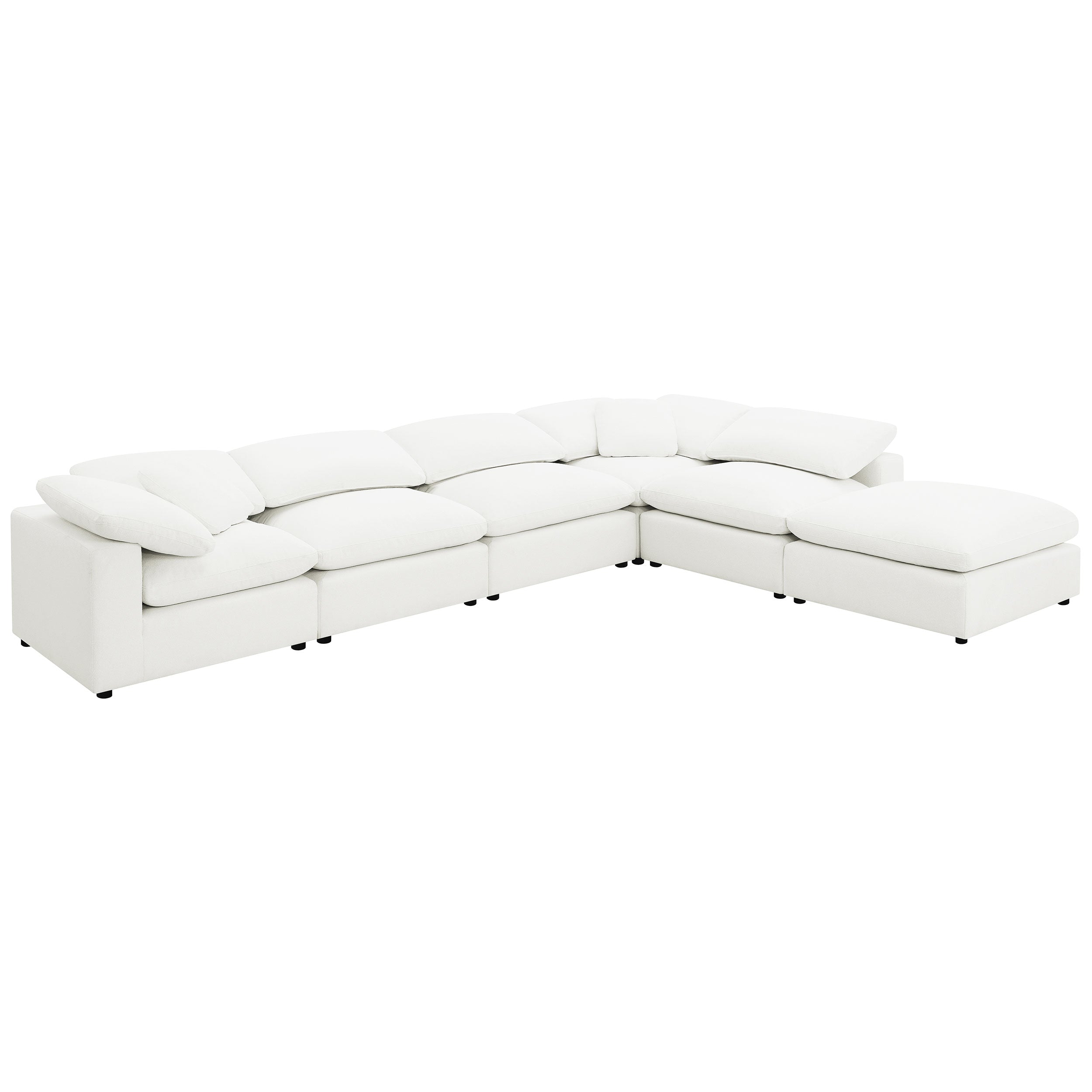 Raleigh Boucle Upholstered Modular Sectional (Customizable)