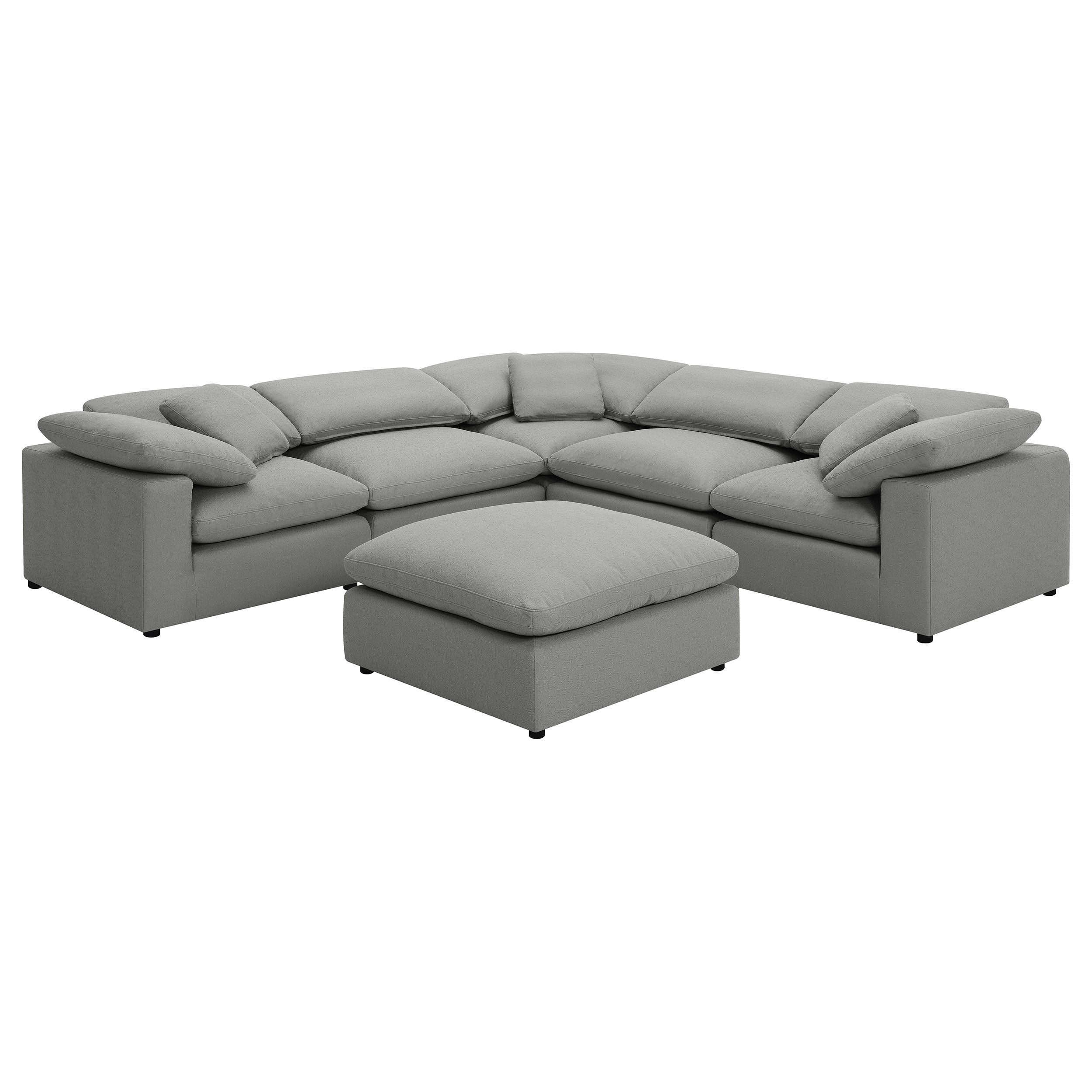 Raleigh Boucle Upholstered Modular Sectional (Customizable)