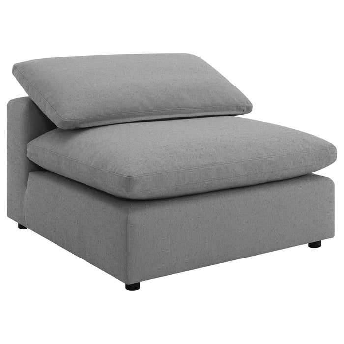 Luxe Dream Performance Bouclé Square Arm Cloud - Slate Grey