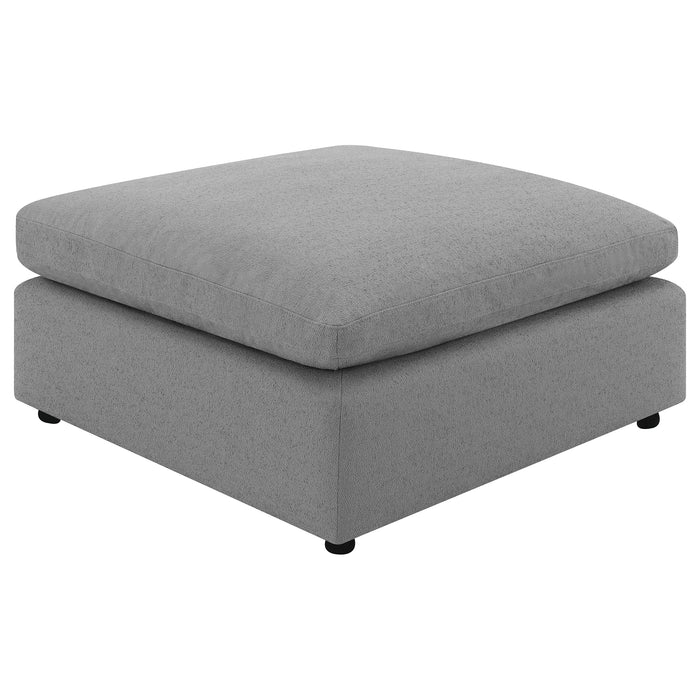 Luxe Dream Performance Bouclé Square Arm Cloud - Slate Grey