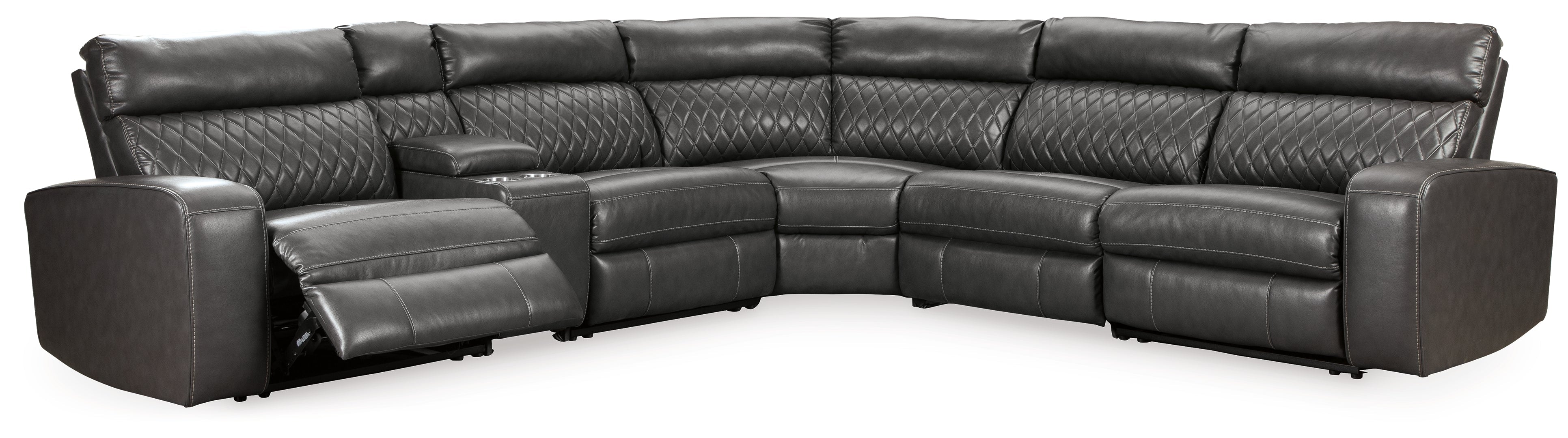 Samperstone 5-Piece Power Reclining Sectional