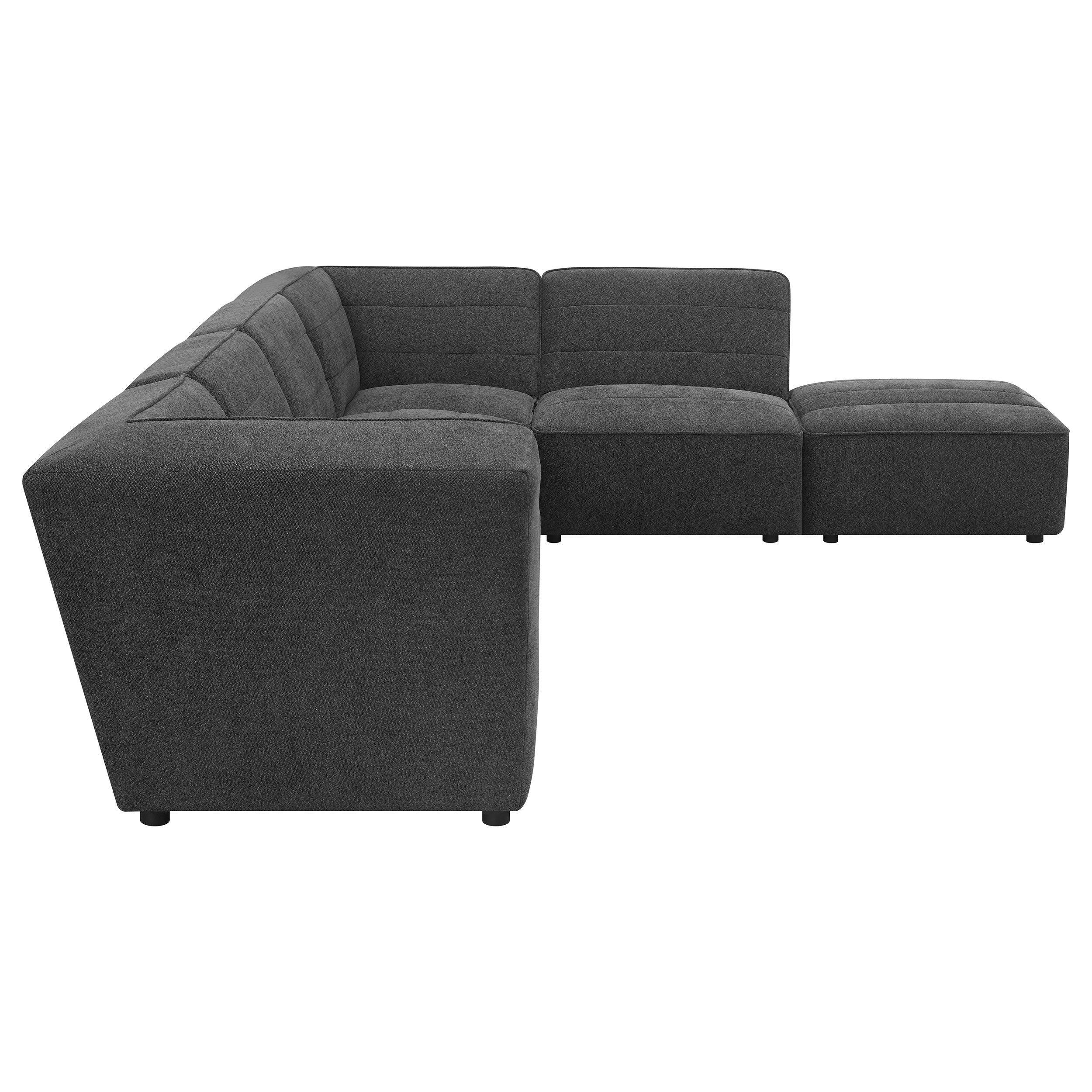 Sunny Modular Sectional Sofa (White & Charcoal)