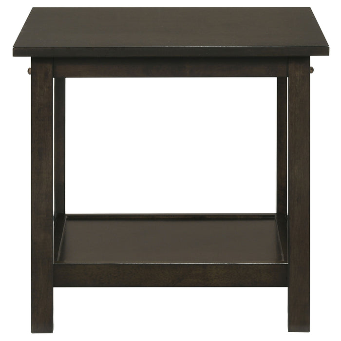 Rachelle  Rectangular Coffee Table Set Deep Merlot