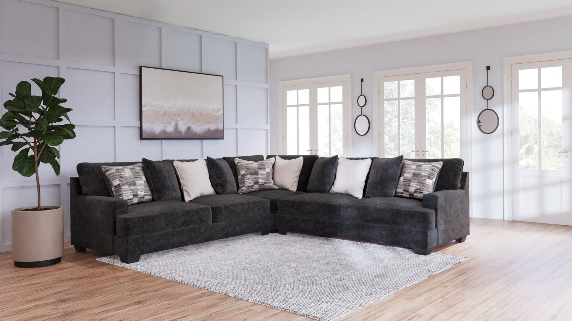 Lavernett Sectional with Ottoman