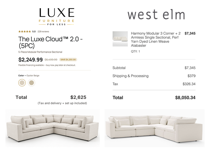 The Luxe Cloud™ 2.0 - (5PC)