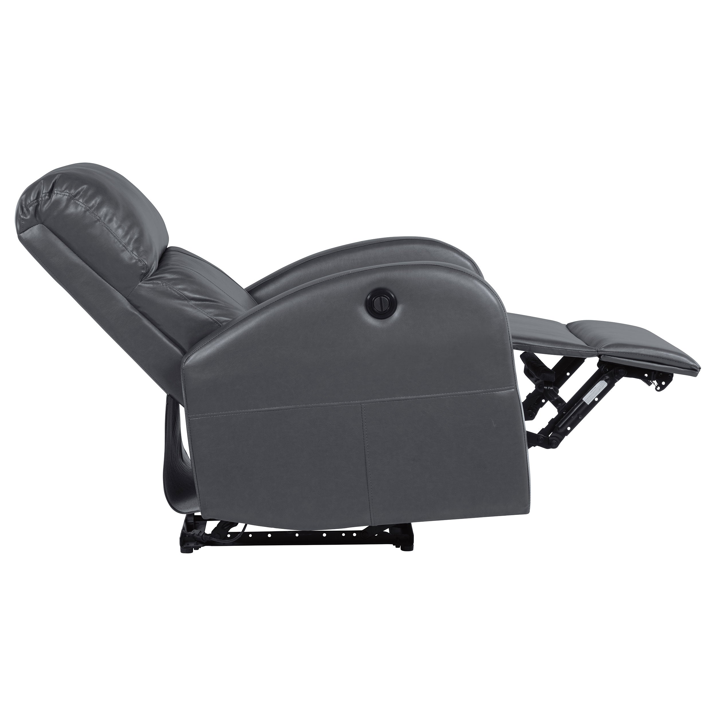 Grant Upholstered Power Recliner Chair Brown