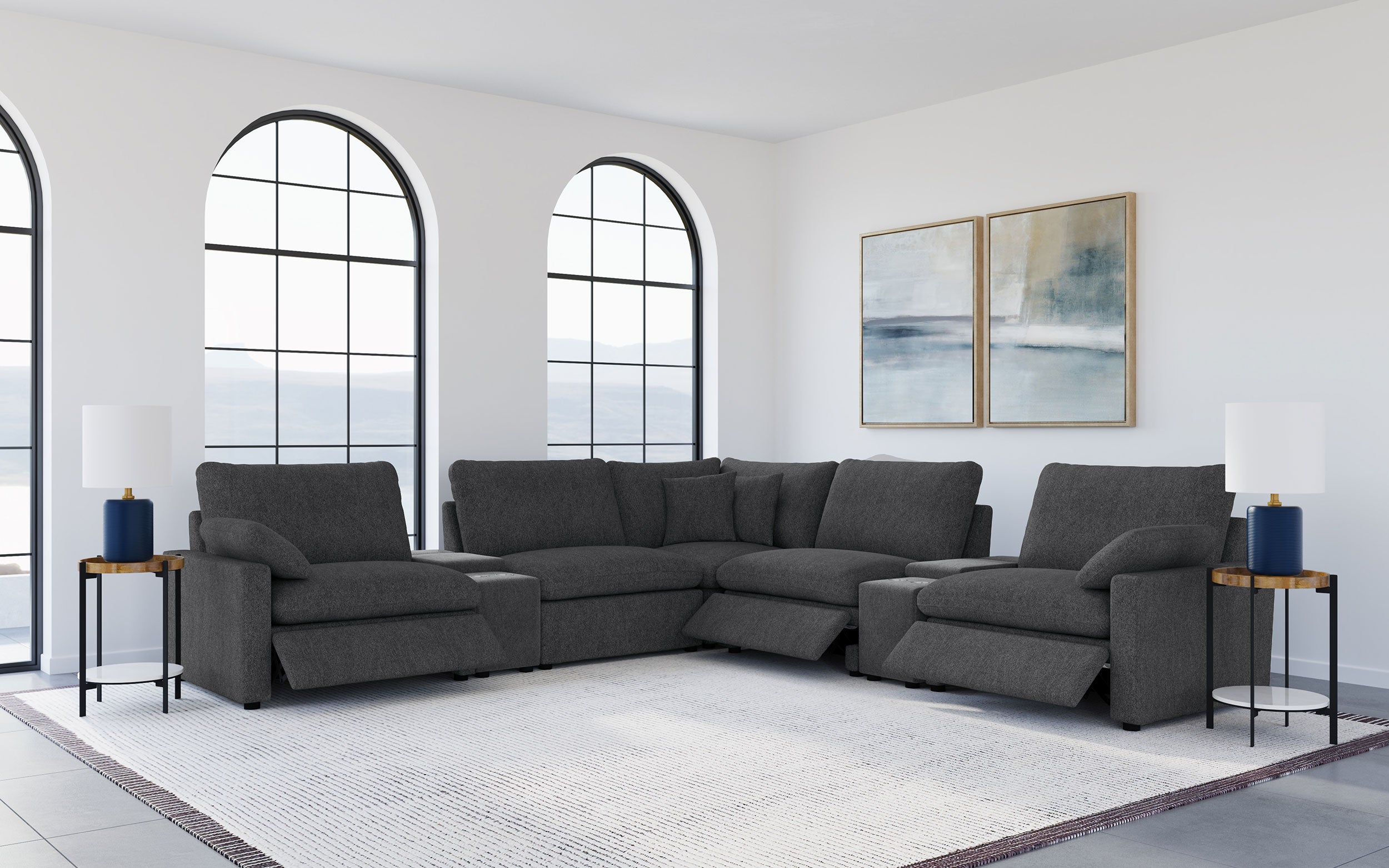 Collins  Modular Power Reclining Sectional (Customizable)