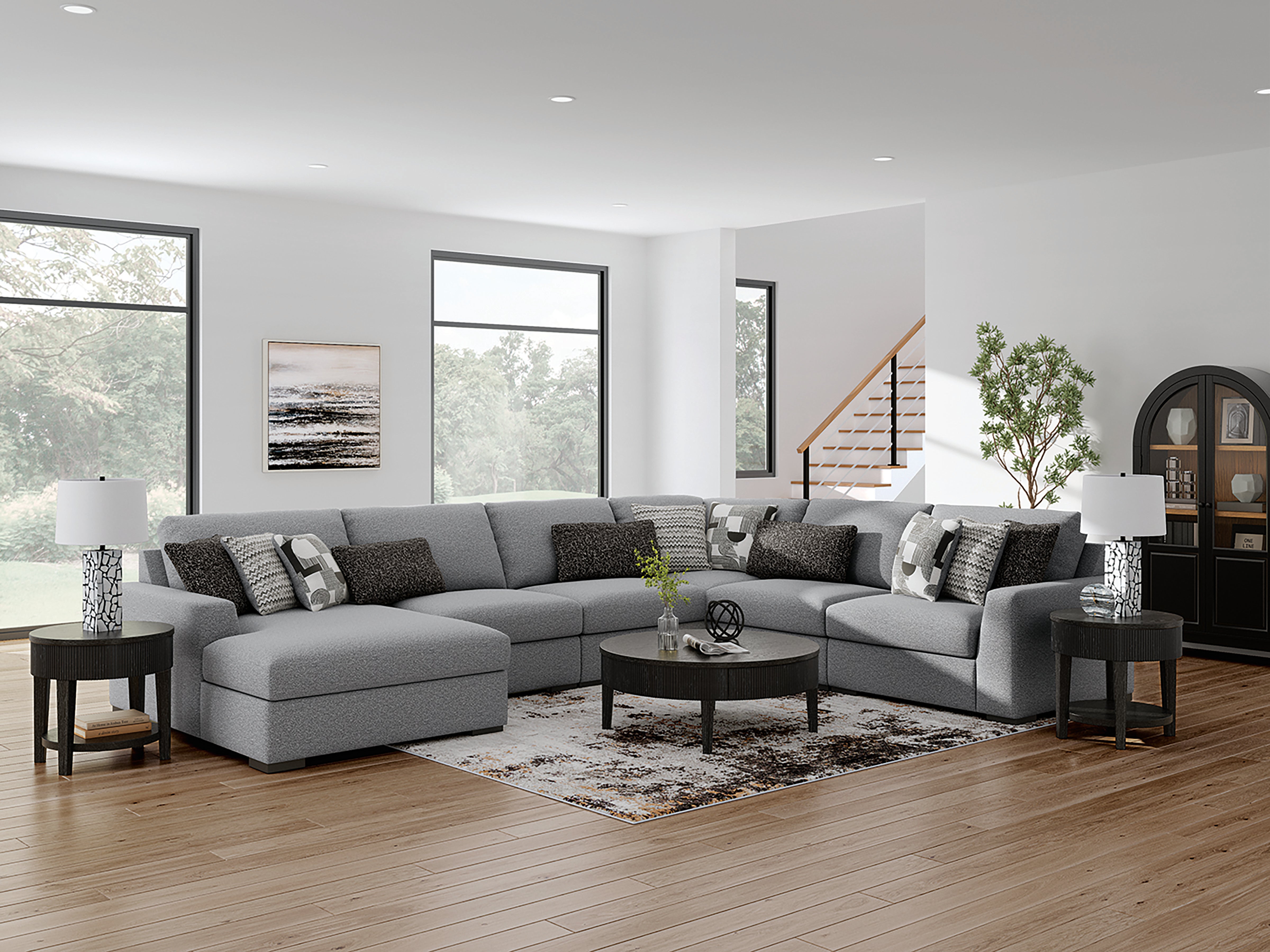 Bealton 4-6 Piece Sectional (Customizable)