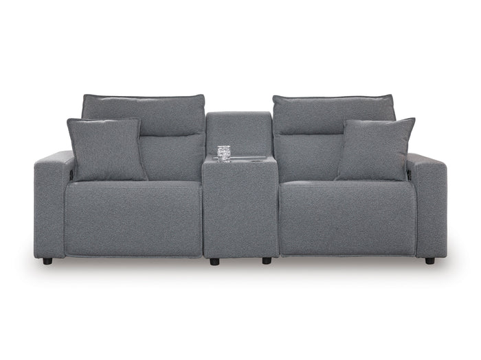 Nuvella II Power Reclining Sectional - Charcoal