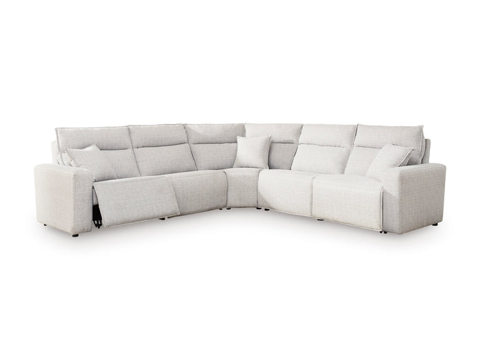 Nuvella II Power Reclining Sectional - Stone