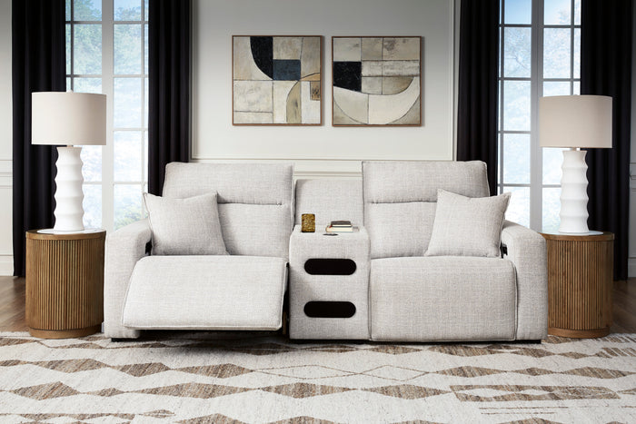 Nuvella II Power Reclining Sectional - Stone