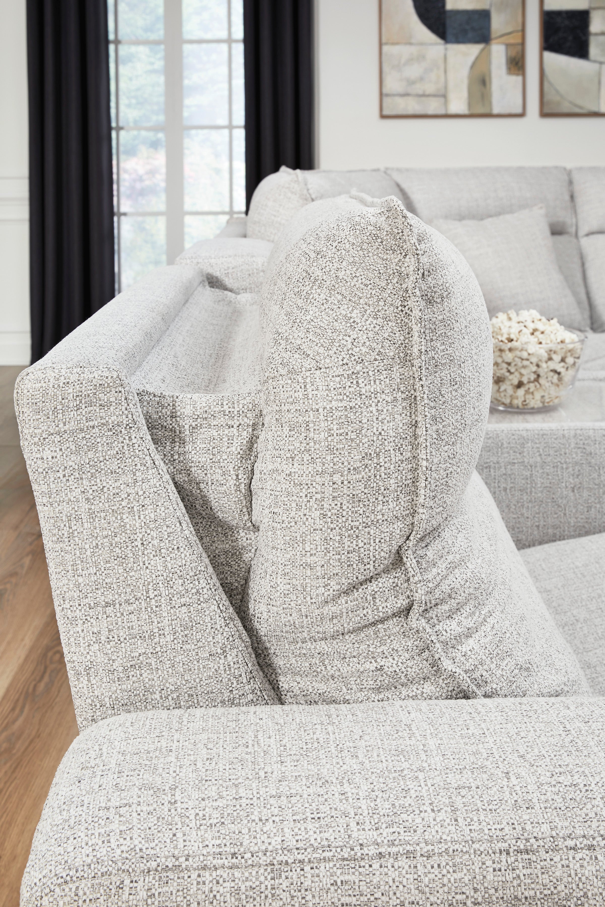 Nuvella II Power Reclining Sectional - Stone