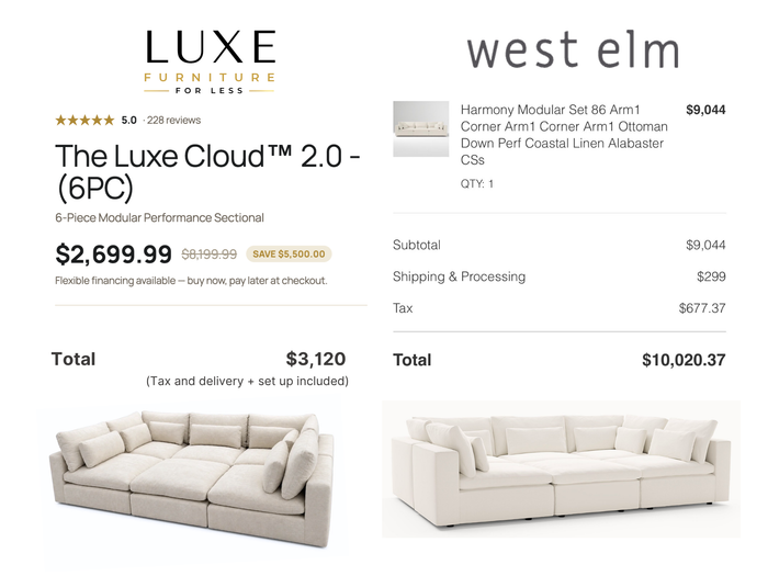 The Luxe Cloud™ 2.0 - (6PC)