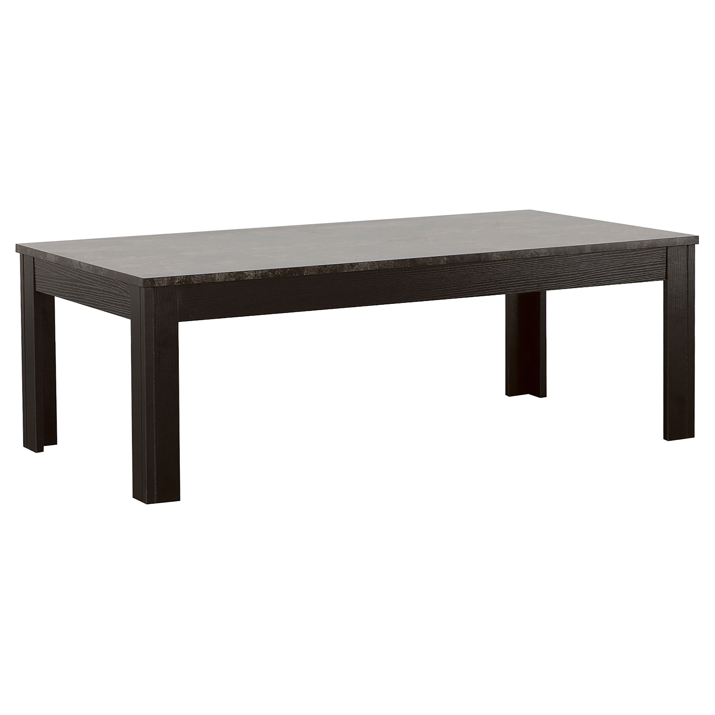 Rhodes  Faux Marble Top Coffee Table Set Brown