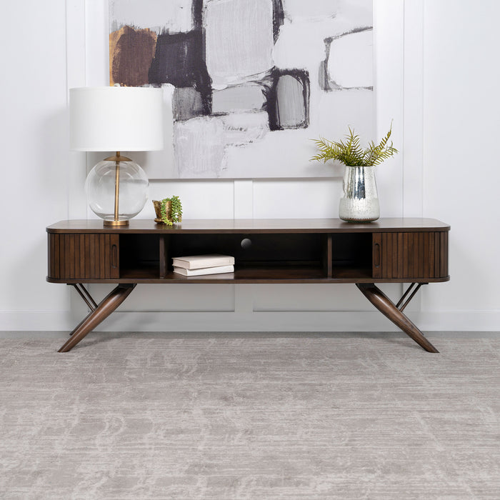 Valna Wood 71-inch TV Stand (Walnut)