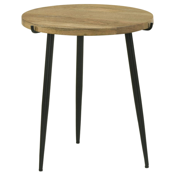 Pilar  Solid Wood Coffee and End Table Set Natural