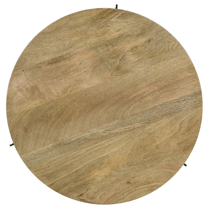 Pilar  Solid Wood Coffee and End Table Set Natural