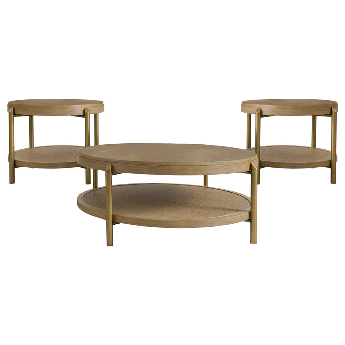 Arini Round Coffee and End Table Set