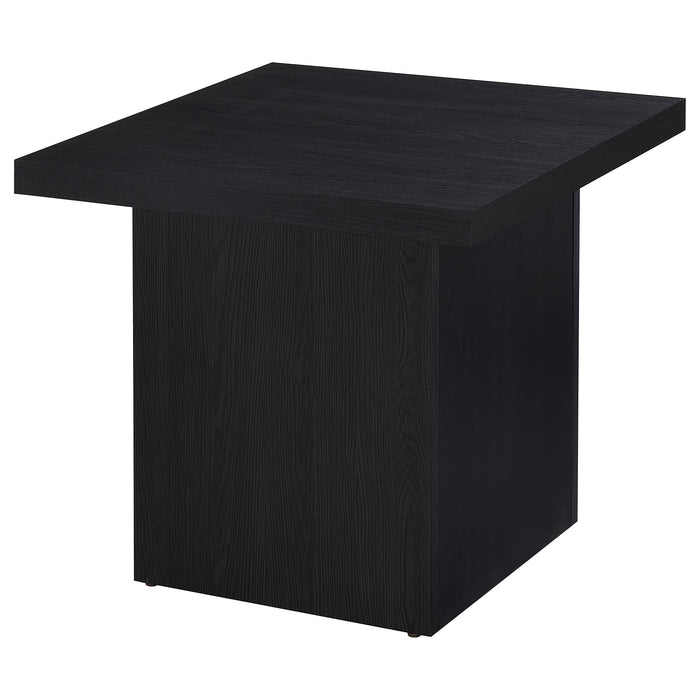 Max  Rectangular Coffee and End Table Set Black