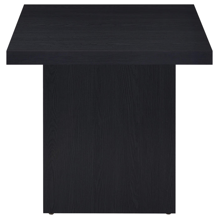 Max  Rectangular Coffee and End Table Set Black