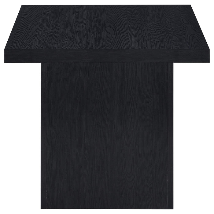 Max  Rectangular Coffee and End Table Set Black