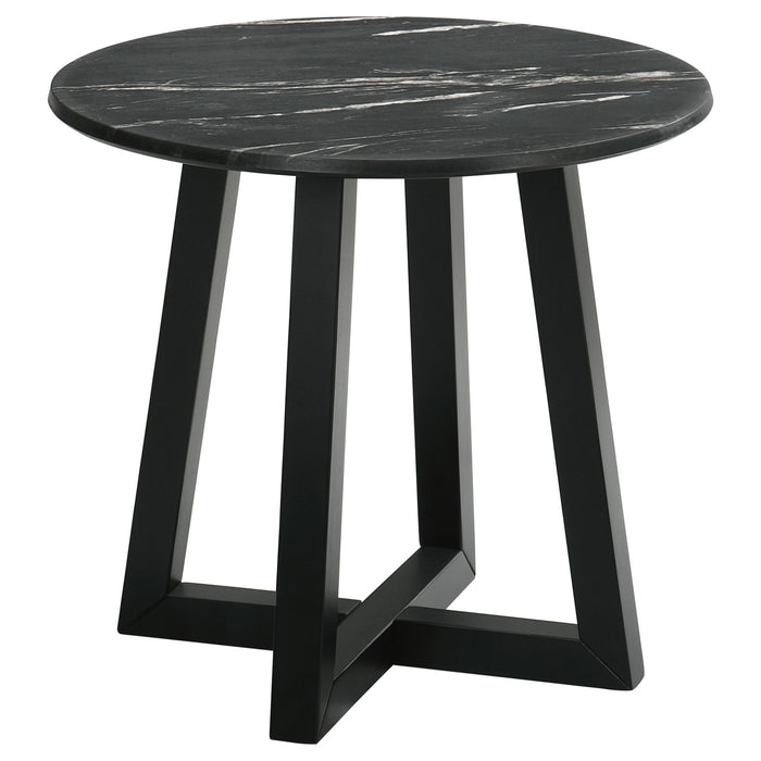 Skylark  SmartTop Coffee and End Table Set Black