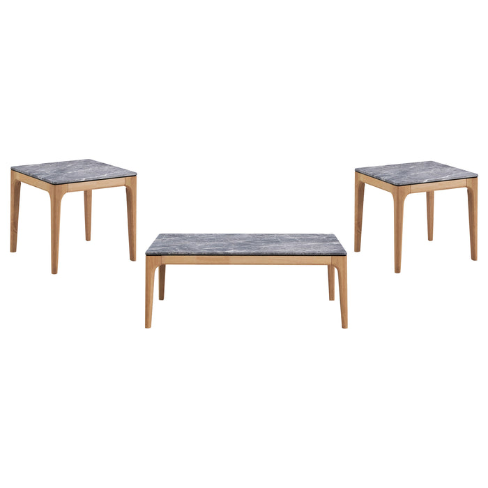 Polaris  SmartTop Coffee and End Table Set Grey