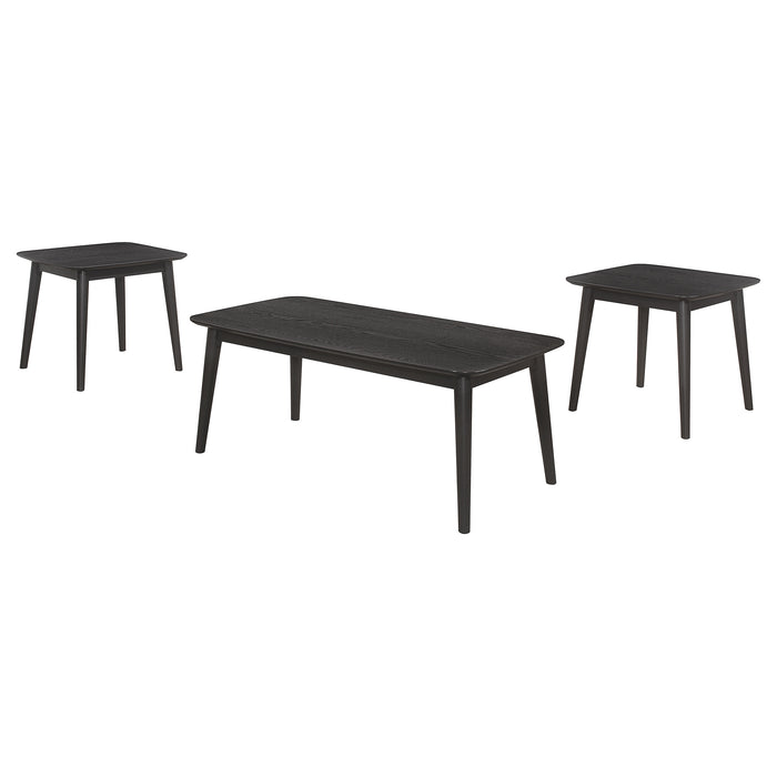 Radley  Rectangular Coffee Table Set Black