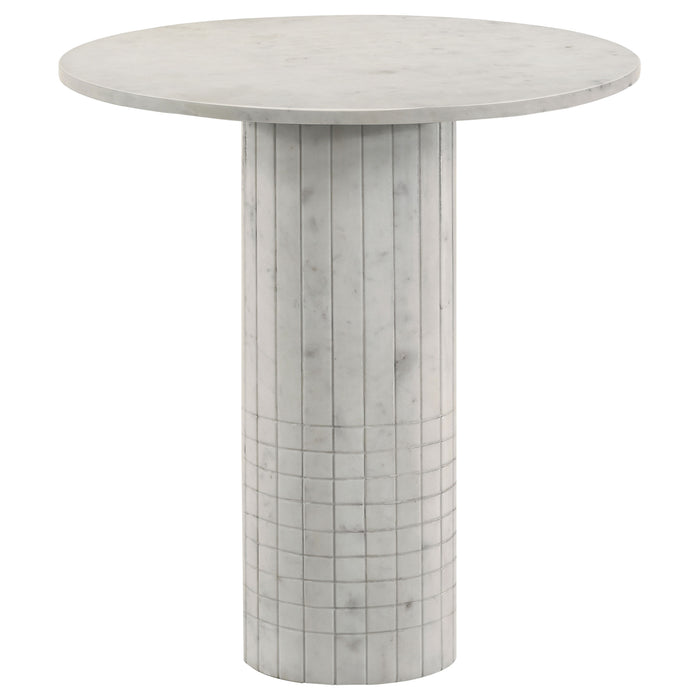 Astoria Marble Coffee and End Table Set White