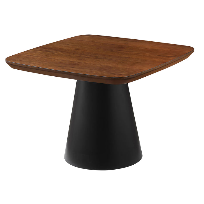 Eason  Coffee Table Set Walnut and Black