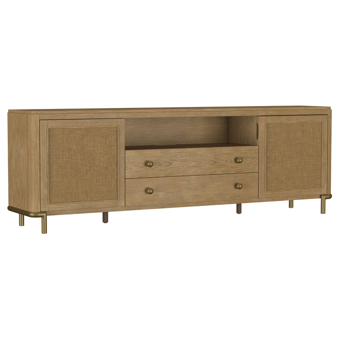 Arini Rattan Cane 2-door TV Stand