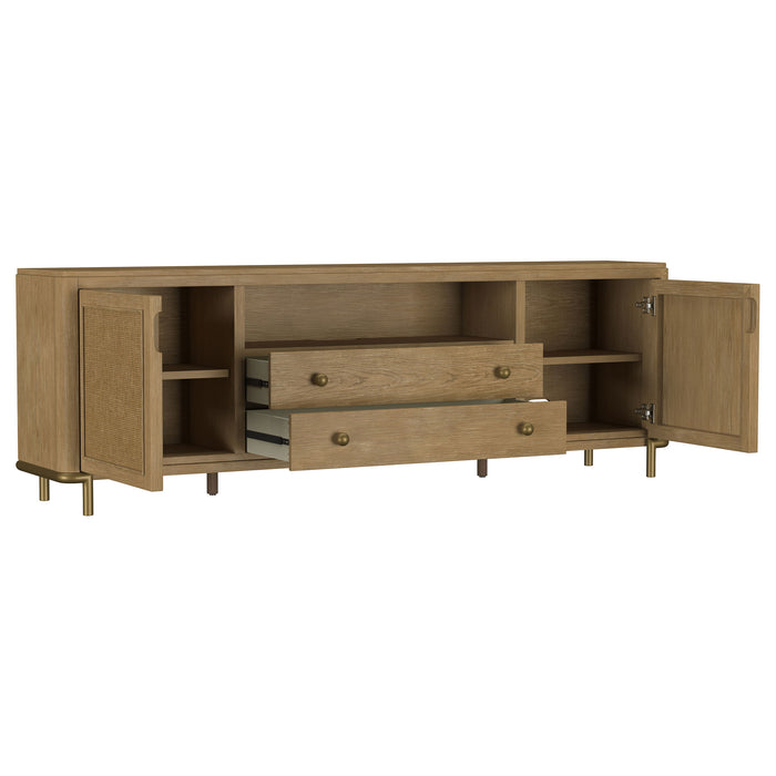 Arini Rattan Cane 2-door TV Stand