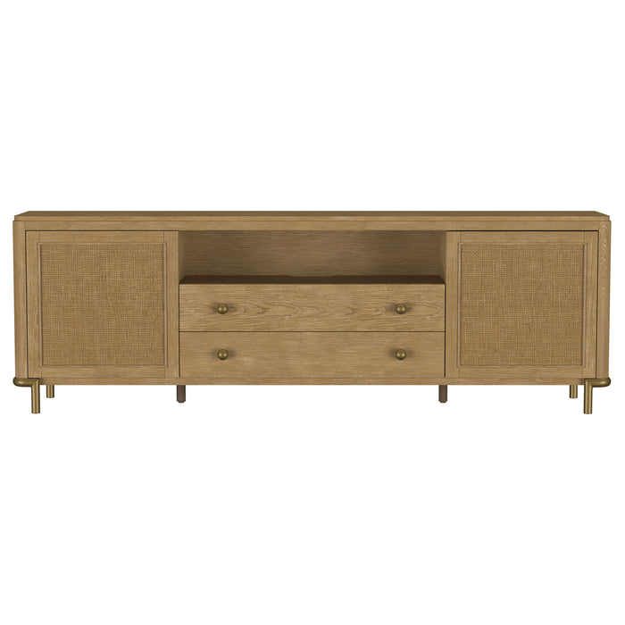 Arini Rattan Cane 2-door TV Stand
