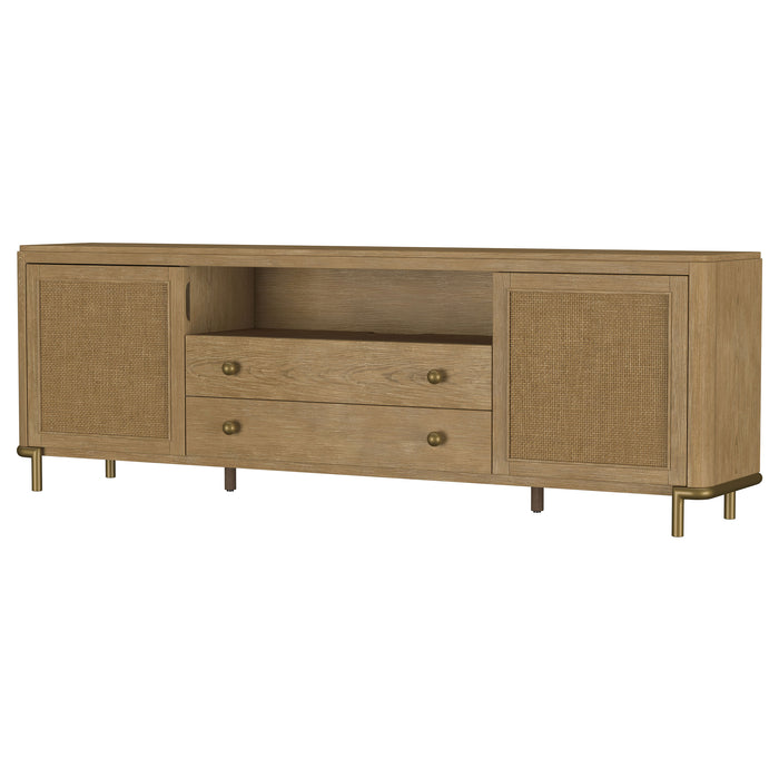 Arini Rattan Cane 2-door TV Stand